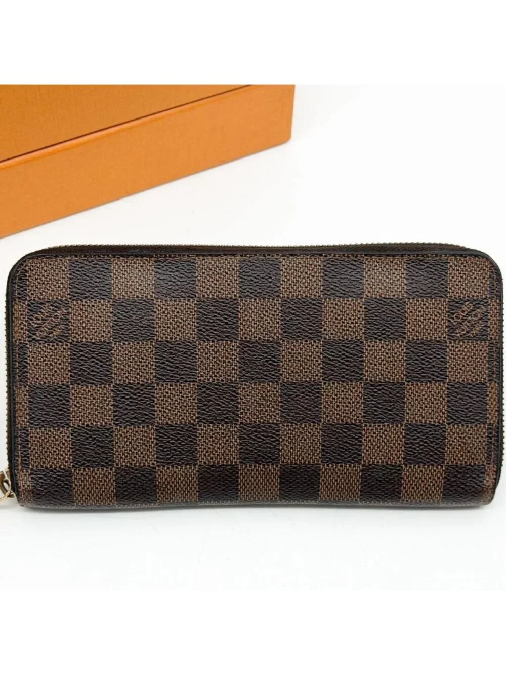 Louis Vuitton Zippy Wallet Damier Ebene Zip Around